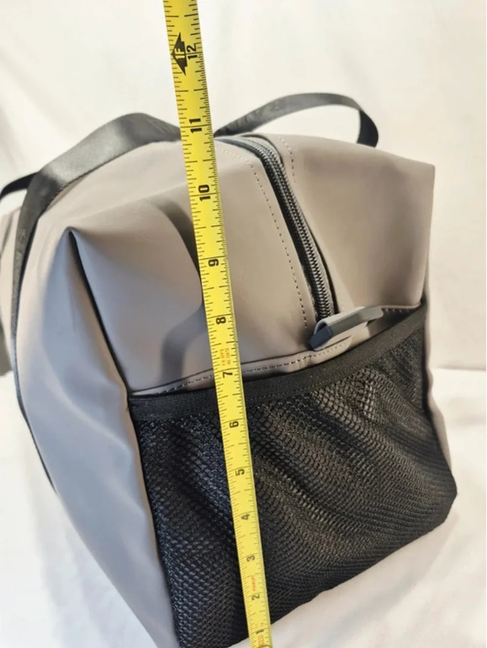 Rains Trail Gym Duffle Bag in Gray Shoulder Strap Waterproof